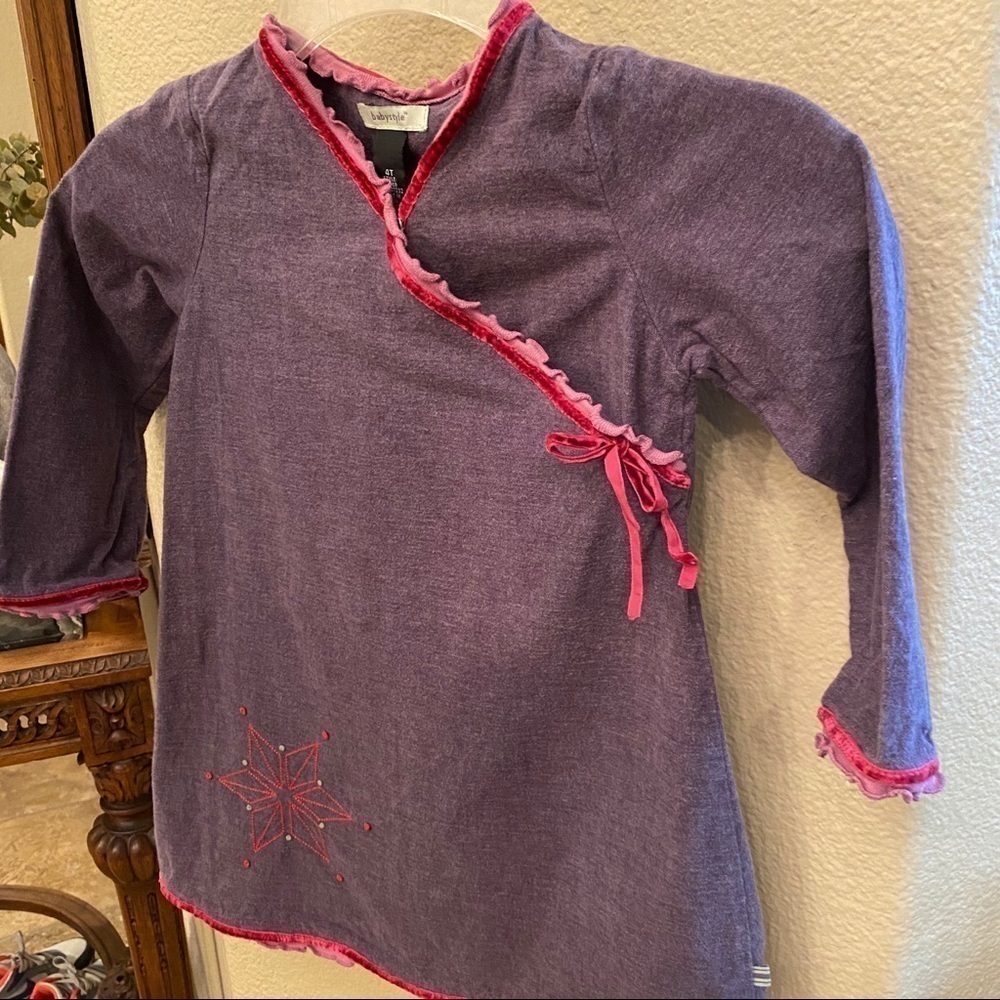 BABYSTYLE Girls Toddler Lavender Dress Size 4T - Picture 2 of 8
